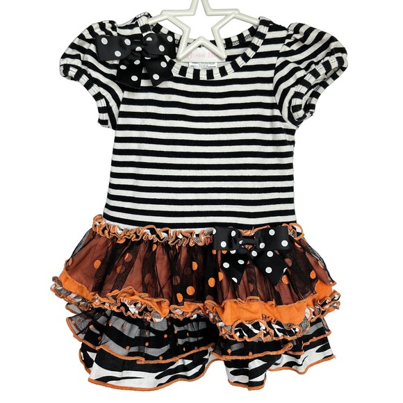 Bonnie Jean Baby 6m 9m Infant Halloween Tutu Dress - Picture 1 of 9